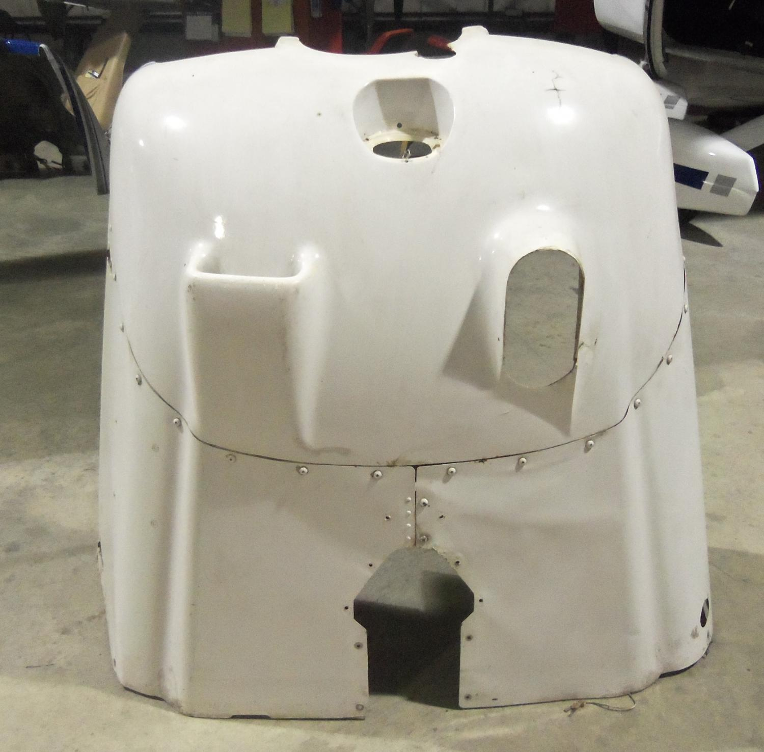 PIPER PA28R-200 ARROW TOP COWL, MINOR FIBERGLASS DAMAGE ON TOP 
